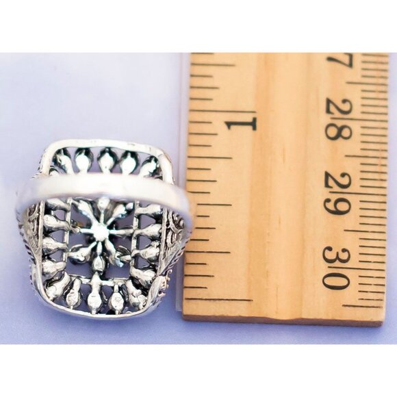 Vintage Victorian Ethenic Saddle Style Ring - S13 - Picture 3 of 3